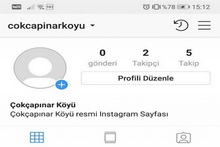 cokcapinarkoyu İnstagram Hesabımız Açıldı.