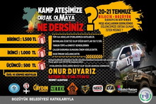 Bilecik Bozüyük’te İlk Defa Off-Road Oyunları Yapılacak.