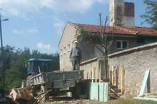 Cami Bahçesinin Merdivenleri Yenileniyor.