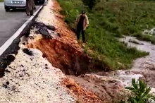 Çokçapınar'da Sel